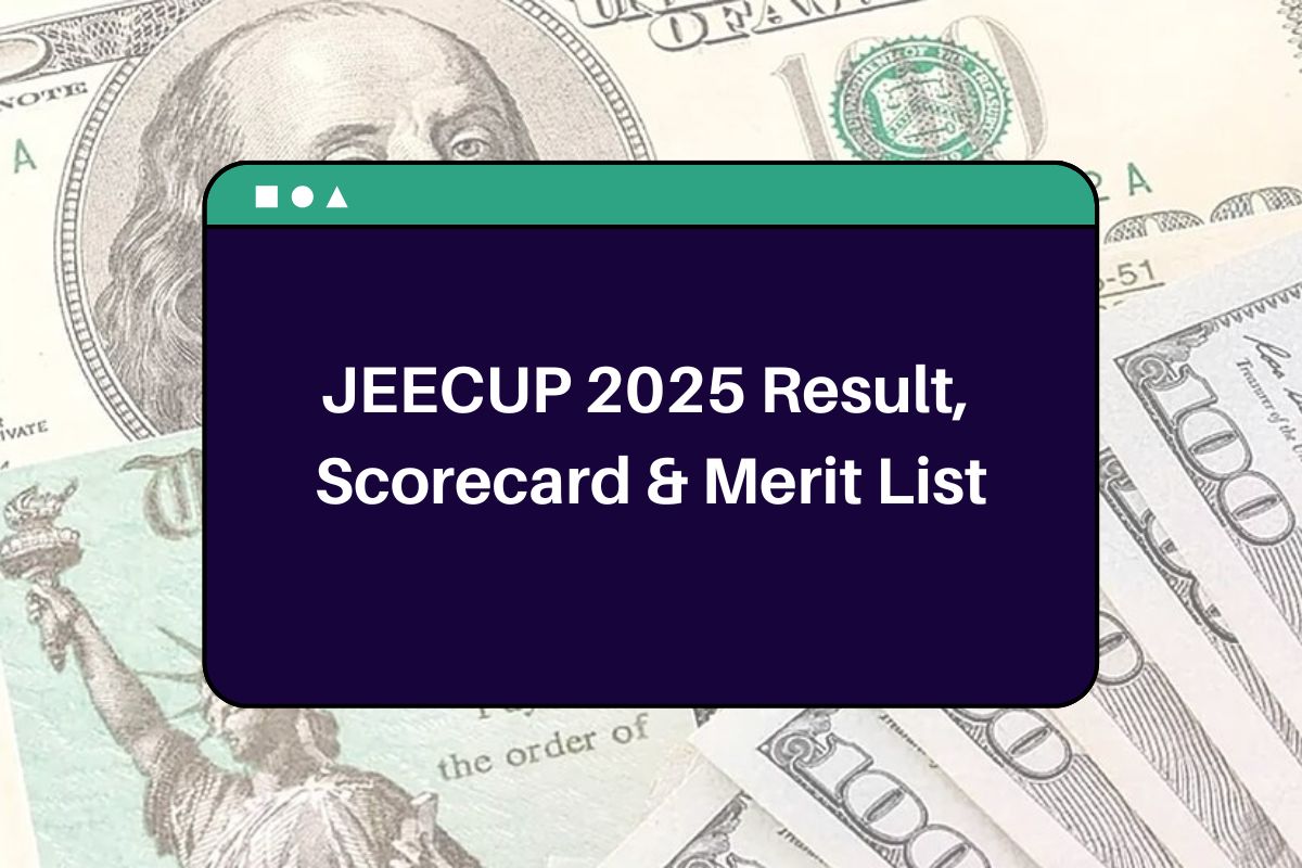 JEECUP 2025 Result (Soon): jeecup.admissions.nic.in Scorecard & Merit List