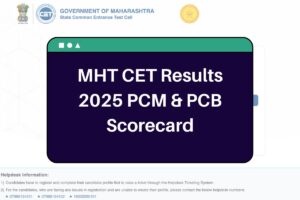 MHT CET Results 2025 on 16th June: cetcell.mahacet.org PCM & PCB Scoreacard