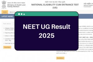 NEET UG Result 2025 (Soon): neet.nta.nic.in MBBS, BDS CutOff & Scorecard