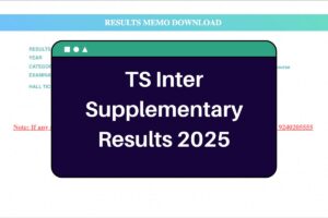 TS Inter Supplementary Results 2025 (Soon): results.cgg.gov.in 1st, 2nd Year Supply Marks Memo