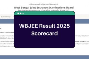 WBJEE Result 2025 (Available Soon): wbjeeb.nic.in Scorecard